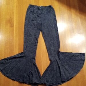 Earthbound Denim Bell Bottoms Flare Womens Pants Casual 90s 80s, Large